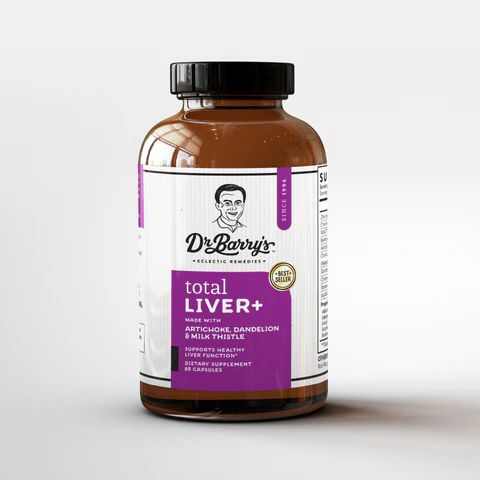 Dr. Barry's Total Liver supplement bottle